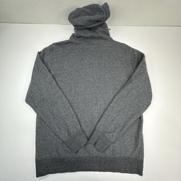 Converse‎ Men's Gray Athletic Quarter Zip Hooded Long Sleeve Sweatshirt XL/C46 - Picture 4 of 11